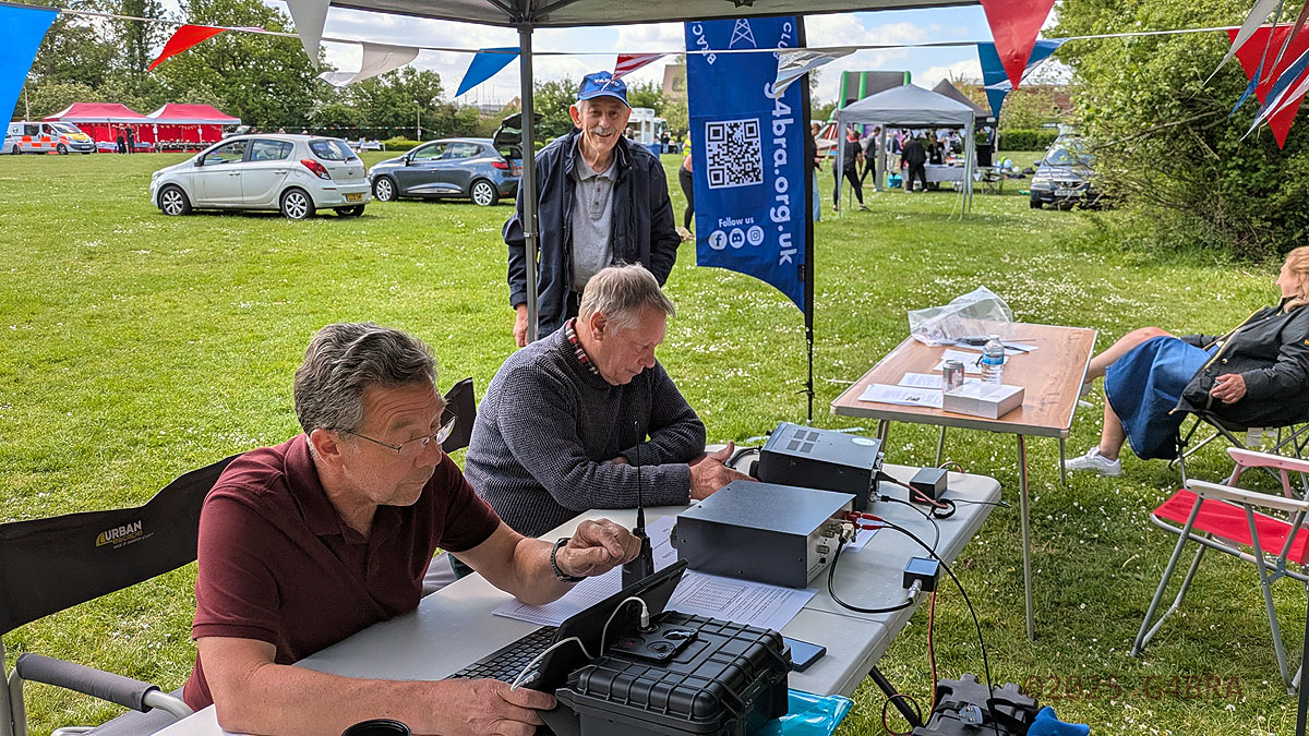 Bracknell ARC operating POTA for VE80 Day